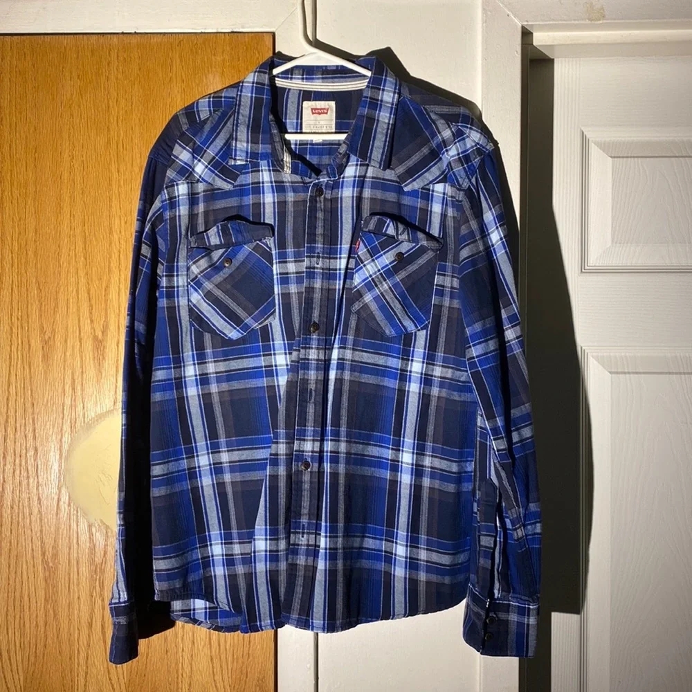 Blue flannel - Picture 1 of 4
